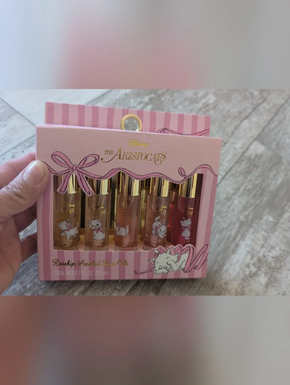 Disney The Aristocats Lip Oil Set - Pink & Gold